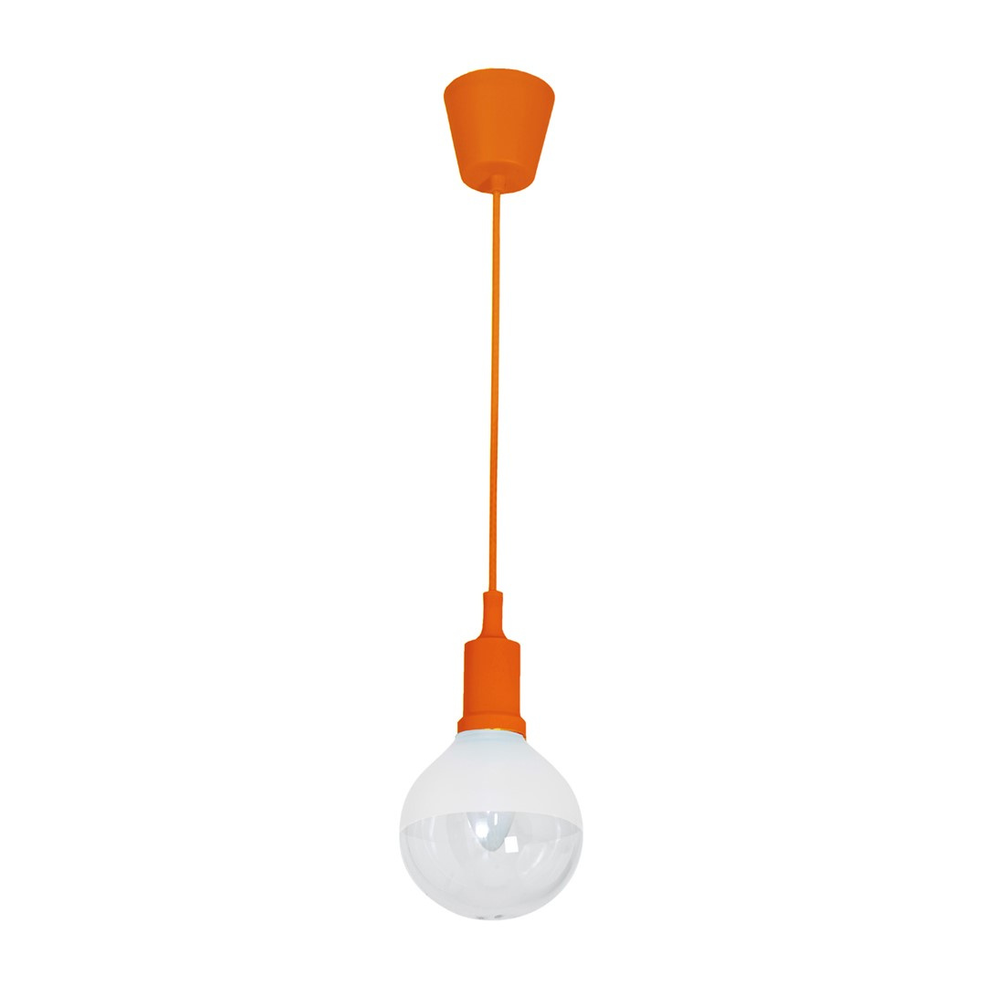 LAMPA WISZCA BUBBLE ORANGE 5W E14 LED