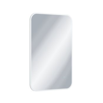 Lumiro lustro łazienkowe 100x70 cm prostokątne, oświetlenie LED mata grzewcza, rama akrylowa