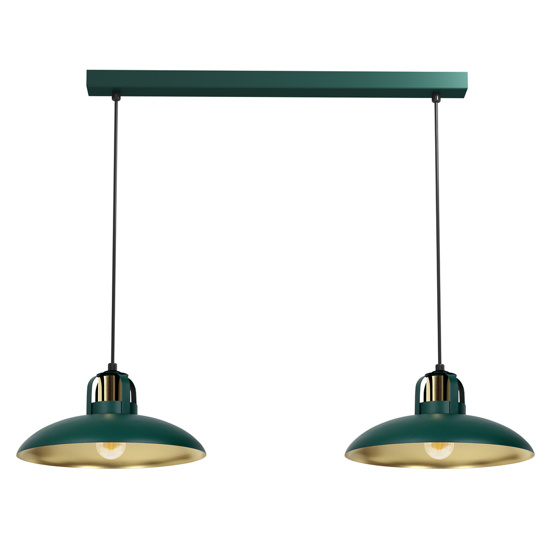 Lampa wiszca FELIX GREEN/GOLD 2xE27