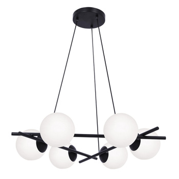 Okazała lampa wisząca na trójkątnej podstawie K-4967 z serii ARTON