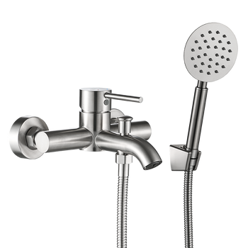 NOIA bateria wannowa ścienna z zestawem natryskowym