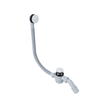 Moli syfon wannowy czyszczony od góry rozmiar do każdej wanny, biały połysk