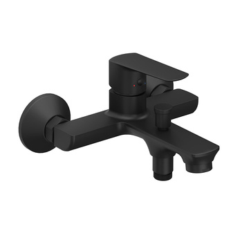 Bateria wannowa naścienna Ravak Life LF 022.20 czarna X070479