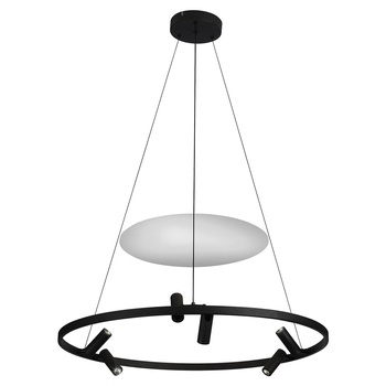 Lampa wisząca Almeria czarna LED 4000K