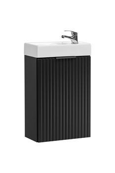 Zestaw mebli łazienkowych Adel Black 40cm z umywalką – SET -ADB VEDEA 40 CM