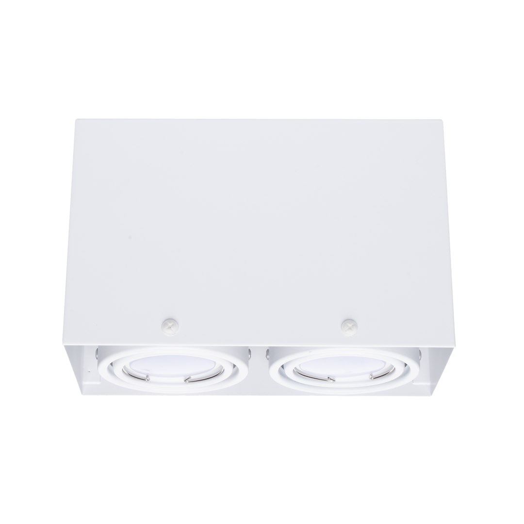 Lampa Sufitowa Blocco Biay 2x7W GU10 Led