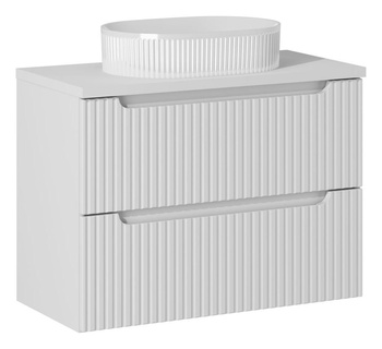 Zestaw mebli łazienkowych Nova White 80cm z umywalką nablatową – SET-NOW B WHITE 80CM S BEYOND 5 WH