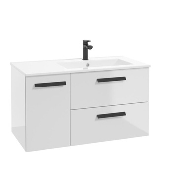 Szafka pod umywalkę Defra Faro D90 wisząca 90x45x50 cm Biały 001-D-09002