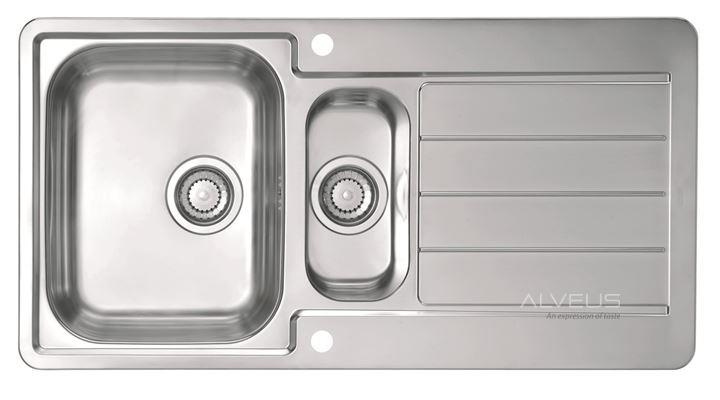 ALVEUS LINE MAXIM 10 zlewozmywak stalowy satynowy 1085952