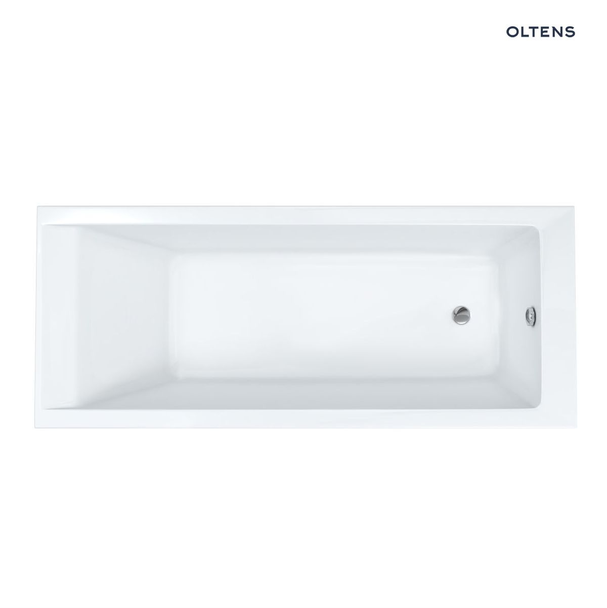 Oltens Langfoss wanna prostokątna 150x70 cm akrylowa biały mat 10002900