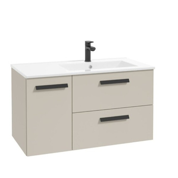 Szafka pod umywalkę Defra Faro D90 wisząca 90x45x50 cm kaszmir mat  001-D-09008