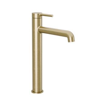 Delta PI bateria umywalkowa stojąca wysoka, złoty szczotkowany