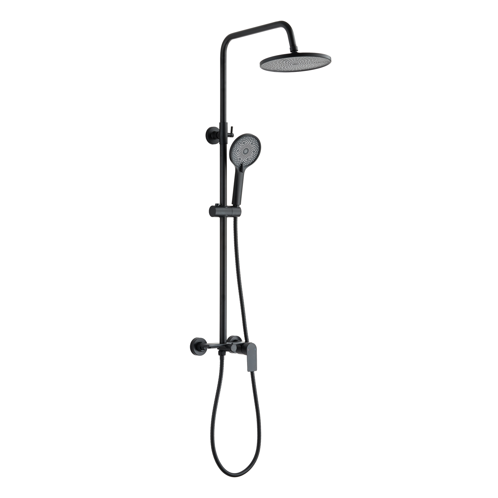 DESZCZOWNIA Z BATERIĄ NATRYSKOWĄ RIKIA CZARNA