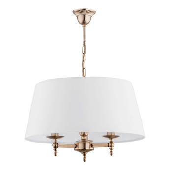 Elegancka lampa 3-punktowa ROKSANA 16073 z abażurem