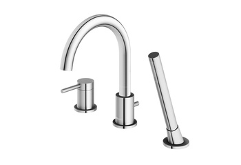 Bateria wannowa 3-otworowa chrom Axel QB241A