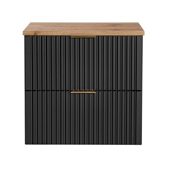 Zestaw mebli łazienkowych Adel Black 60cm – set - adb b 60cm wotan