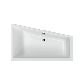 M-Sfera Slim wanna narożna 160x95 cm prawa, bialy połysk