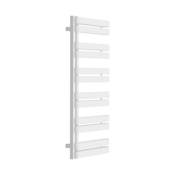 Meteor Side grzejnik łazienkowy asymetryczny 111x50 cm, biały soft