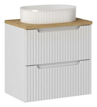 Zestaw mebli łazienkowych Nova White 60cm z umywalką nablatową – SET-NOW B OAK 60CM S UN BEYOND 5 WHITE