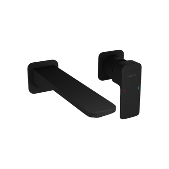 Keria bateria umywalkowa podtynkowa komplet, czarny mat