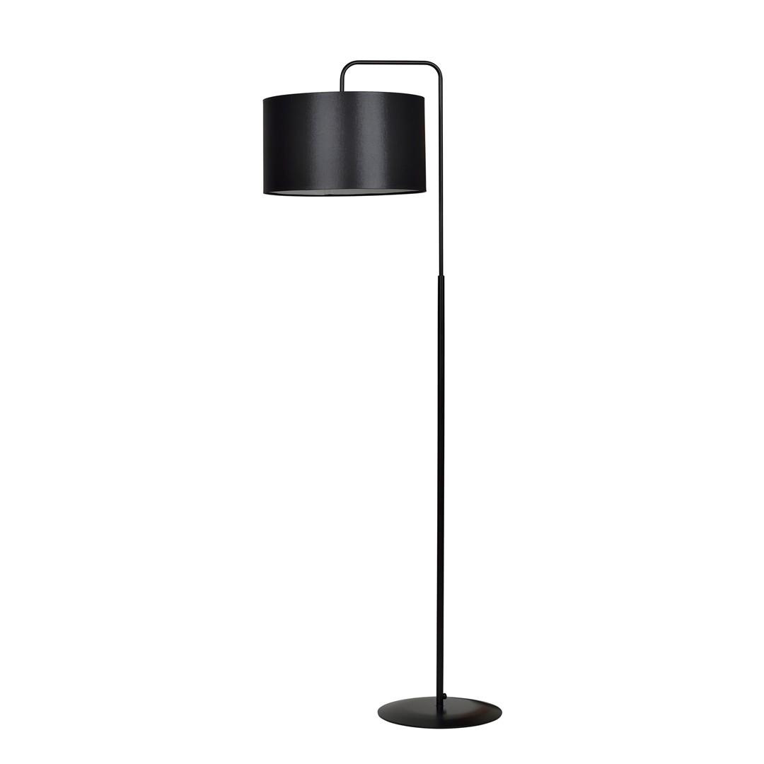 Pojedyncza lampa podogowa duy czarny abaur z tkaniny 60W 570/1 TRAPO LP1