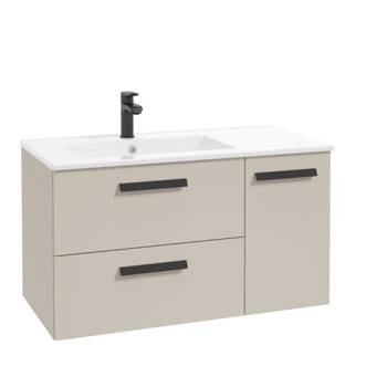 Szafka pod umywalkę Defra Faro D90 wisząca 90x45x50 cm neutralnym wykończeniu 001-D-09007