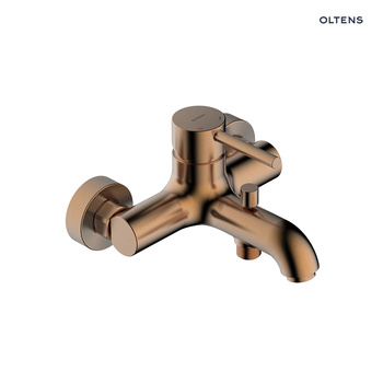 Oltens Molle bateria wannowo-prysznicowa ścienna miedź szczotkowana 34000610