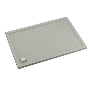 Brodzik akrylowy Sharper Cement Stone 80x100x4,5 cm, prostokątny 3S.S1P-80100/CT/ST