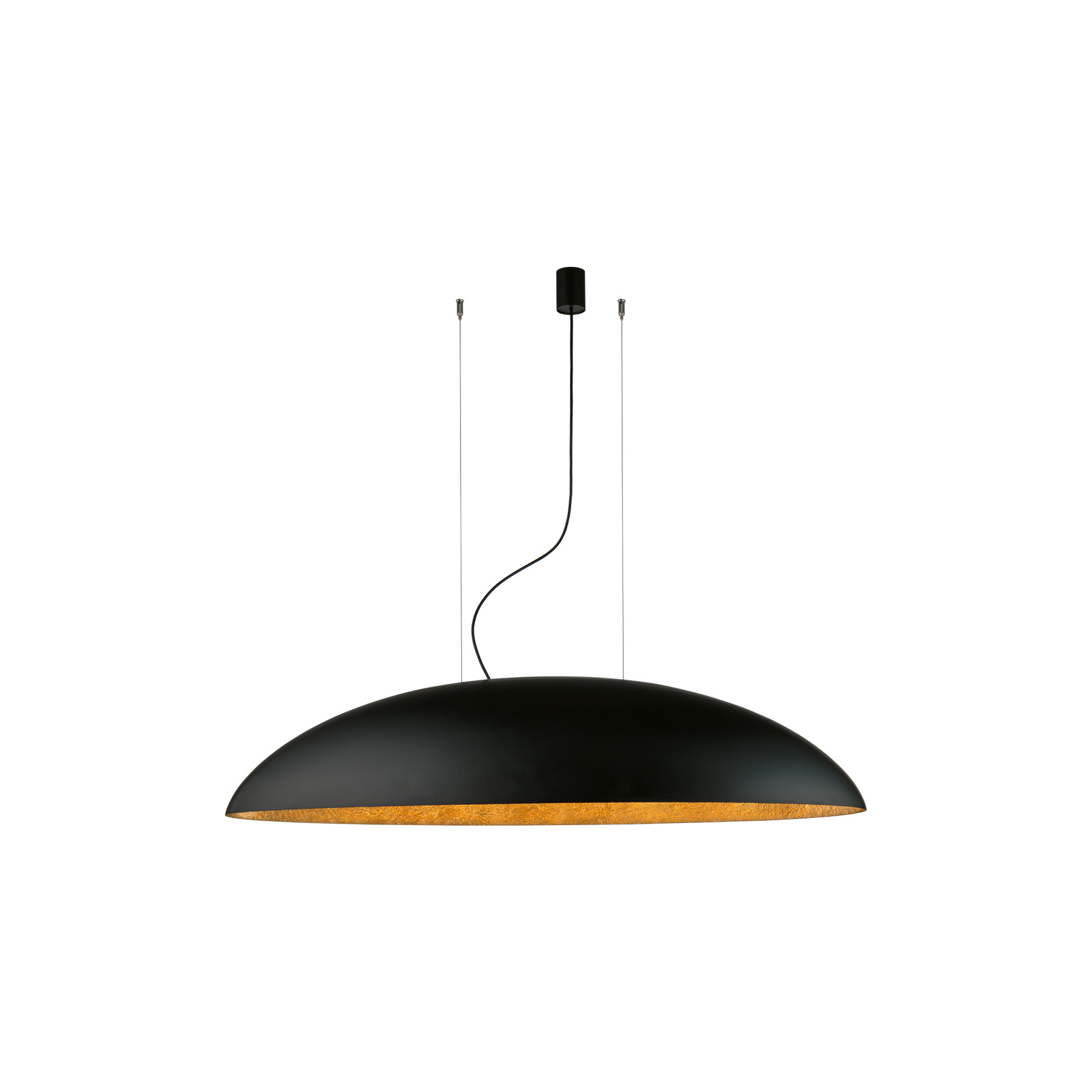 Lampa wiszca kompozyt, czarna/zota salon/jadalnia 5xE27 CANOE Nowodvorski 7926