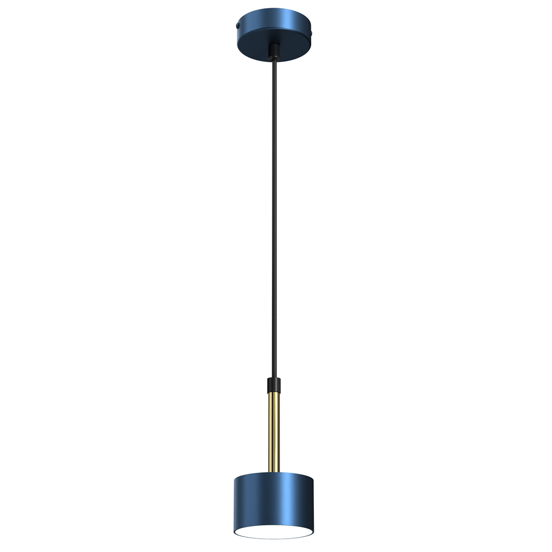 Lampa wiszca ARENA BLUE/GOLD 1xGX53