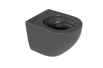 Luqa miska WC 48 cm wisząca czarny mat