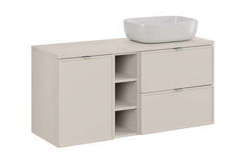 Zestaw mebli łazienkowych Bella Cashmere 120cm z blatem i umywalką nablatową Smile – set-bc b cashmere 120cm un smile 50 lb