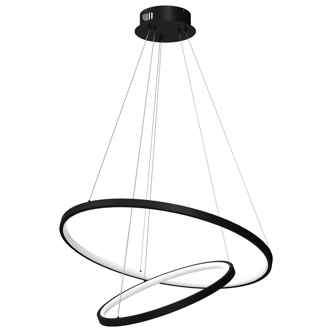 Lampa wiszca ROTONDA BLACK 51W LED