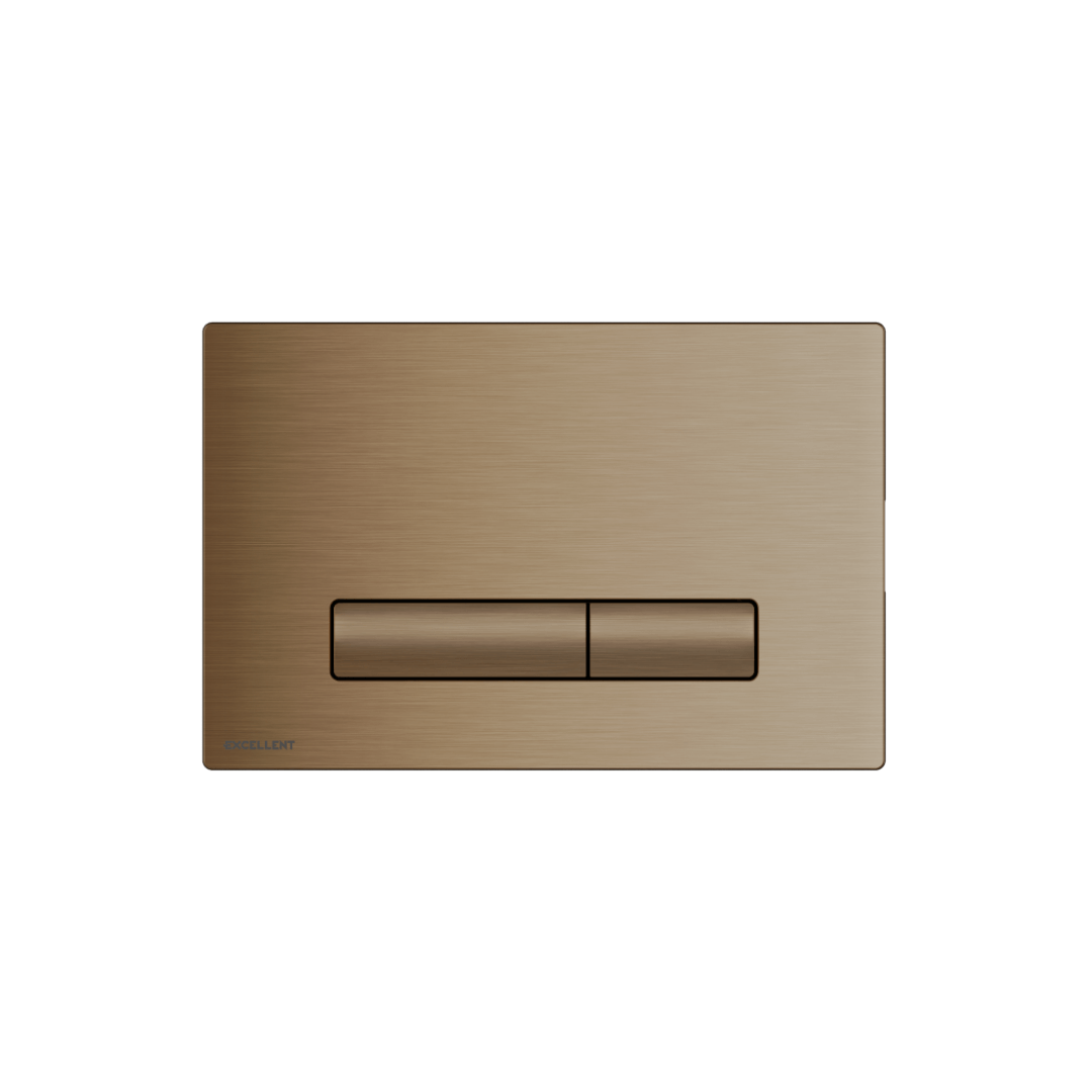 Aurro przycisk spłukujący do stelaża podtynkowego WC Shiro 2.0, miedziany szczotkowany