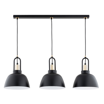 Industrialna lampa 3-punktowa MIRAVEL 62375 z kloszem