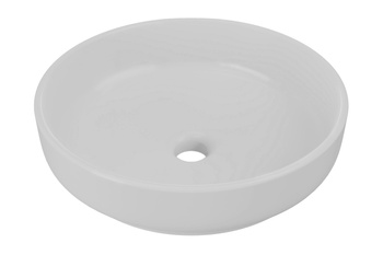 Ceramiczna umywalka nablatowa 40cm Jasny Beton RIVER 1 CONCRETE GREY MATT UN 40 ( E-6595 ) Comad