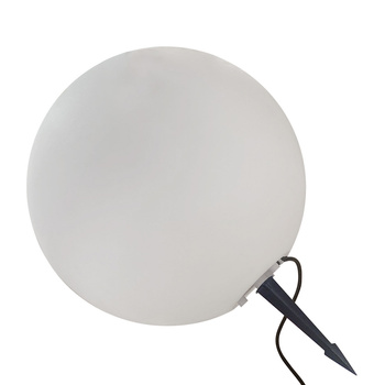 Lampa ogrodowa Gaja 40 cm biała 1xE27
