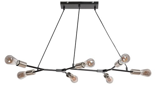72027 Branwen Lampa wisząca IP20 czarny matowy E27 7x MAX 25