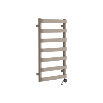 Meteor grzejnik łazienkowy elektryczny 85x50 cm z grzałką elektryczną 400W, cappuccino