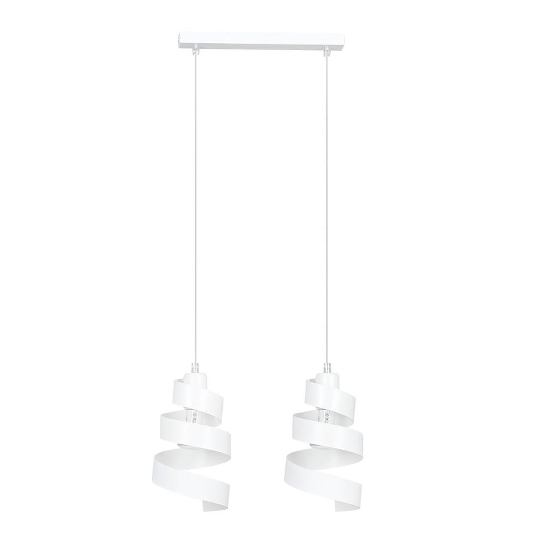 Krcona podwjna lampa wiszca design biay 60W 40cm 351/2 SAGA 2