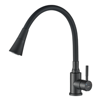 SELVA bateria zlewozmywakowa stojąca z elastyczną 2-funkcyjną wylewką