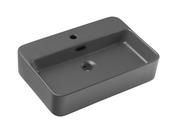 Ceramiczna umywalka nablatowa 55cm Ciemny Szary TRUST 2 MATT DARK GREY ( E-6282 ) Comad