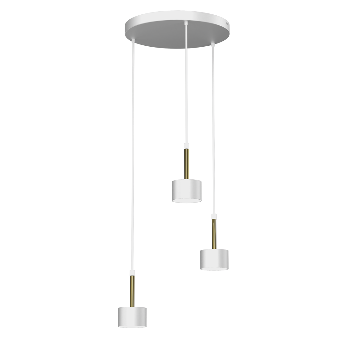 Lampa wiszca ARENA WHITE/GOLD 3xGX53