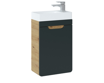 Szafka pod umywalkę Comad Dąb Craft, Szary Kosmos 40 cm – ARUBA COSMOS 826 FSC