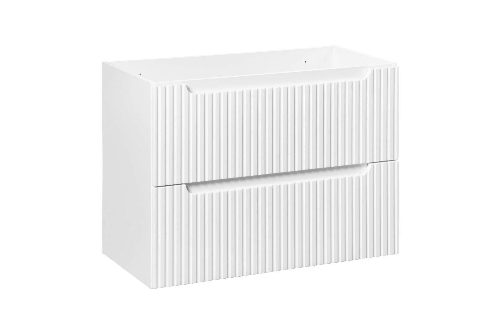 Szafka pod umywalkę 80cm 2 szuflady NOVA WHITE 82-80-2S