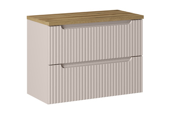 Zestaw mebli łazienkowych Nova Cashmere 80cm z blatem – SET-NOC B OAK 80CM S