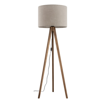 Lampa podłogowa  trójnóg abazur 50cm Grand Orzech 16018 TK Lighting