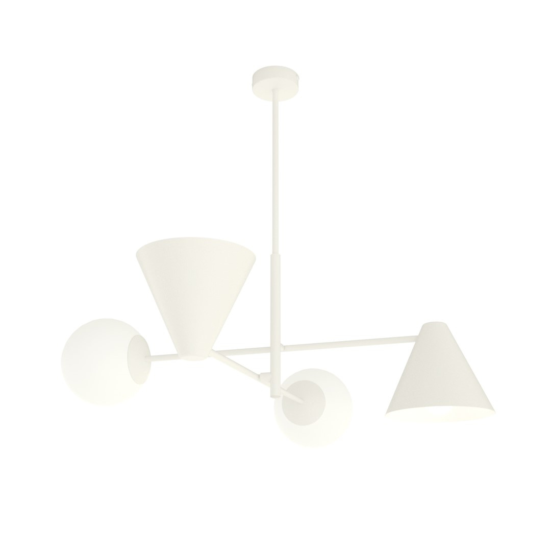 Lampa sufitowa HERMES biała EMIBIG 1348/4