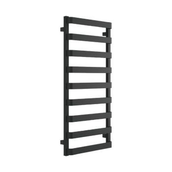 Meteor grzejnik łazienkowy 111x50 cm, czarny soft