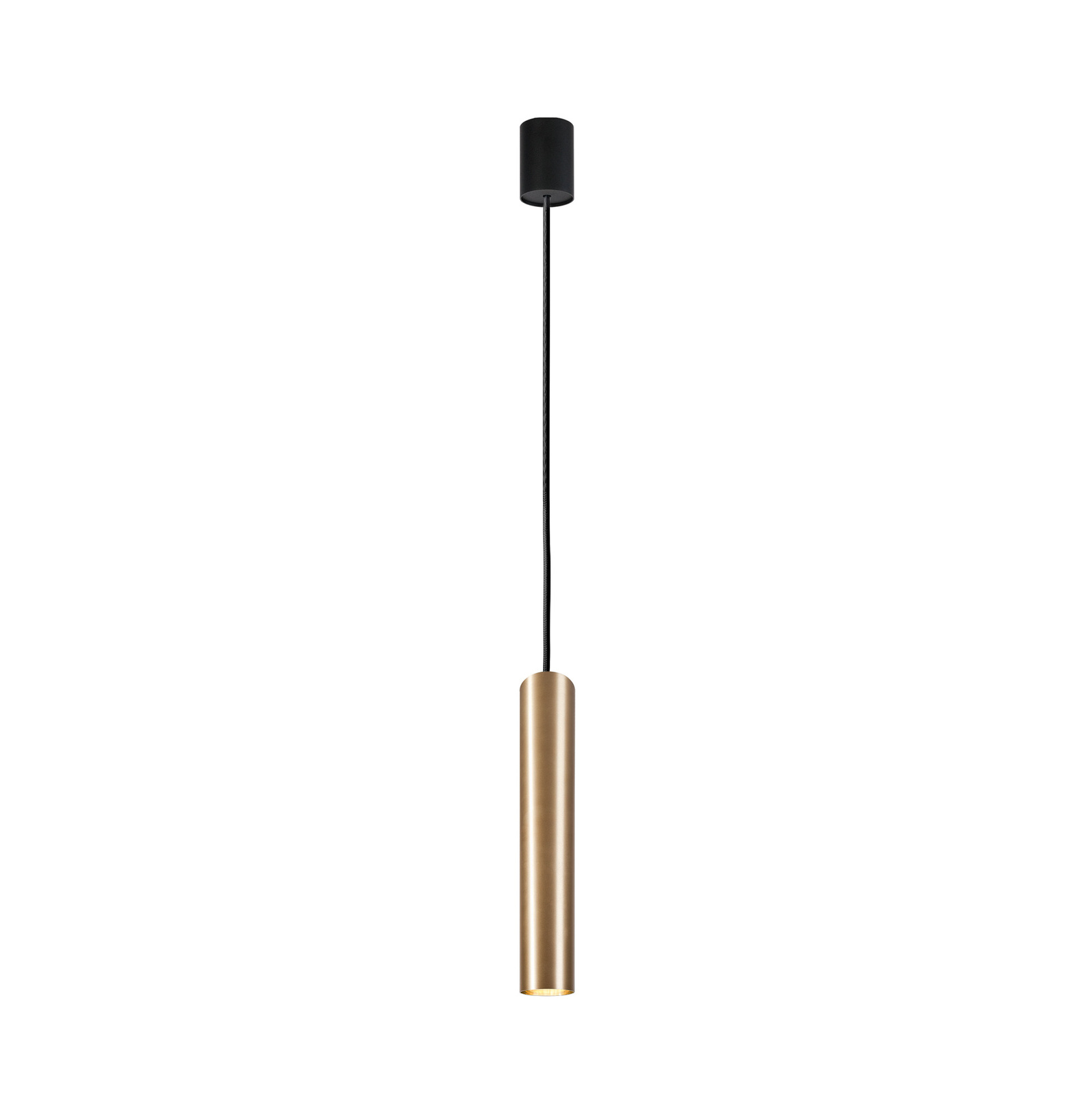 Wiszca lampa mosidz/czarna GU10 jadalnia/salon/ blat kuchenny EYE SOLID BRASS I zwis L Nowodvorski 8800